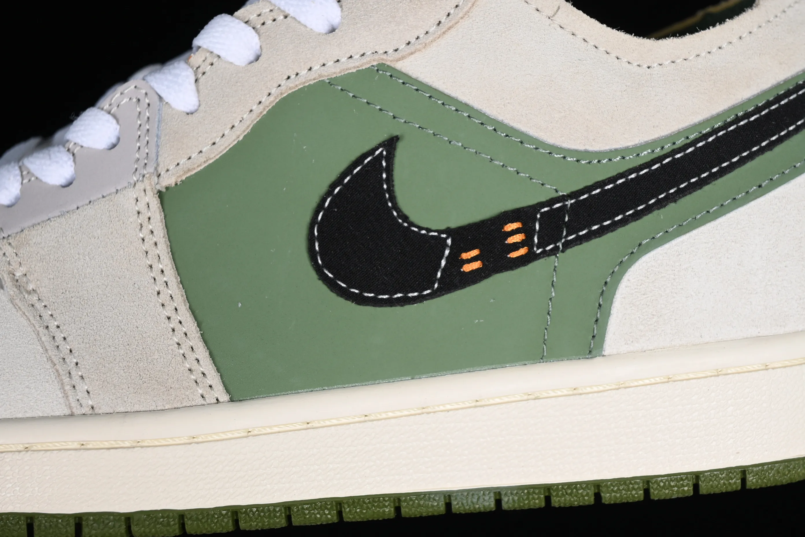 All categories Air Jordan Jordan series basketball shoes Air Jordan 1 Low Z version Air Jordan 1 Low OG EX "Tech Grey" AJ1 Joe 1 gray green retro culture and leisure sports sneakers FD6819-300
